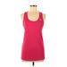 Adidas Active Tank Top: Red Activewear - Women's Size Medium