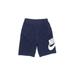 Nike Shorts: Blue Graphic Bottoms - Kids Boy's Size Medium