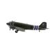 MODINK Model Aaircraft 1:100 For C47 DC3 Fighter Model Air Train Military Aircraft Replica Aviation Plane Collectible Toy Scaled Model Aircraft (Color : B)