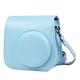 VALQUA Camera Bag PU Leather Case with Shoulder Strap Fit for Mini 9 8 8+ Instant Film Camera Bag (Color : Sky Blue)