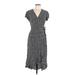 Zesica Casual Dress - Midi: Gray Tweed Dresses - Women's Size Large