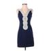 Lilly Pulitzer Cocktail Dress - Sheath: Blue Dresses - Women's Size 00