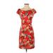 Alexia Admor Casual Dress: Red Print Dresses - Women's Size 2