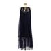 Free People Casual Dress - High/Low: Blue Dresses - Women's Size Medium