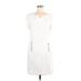 Tahari by ASL Casual Dress - Shift: White Dresses - Women's Size 8