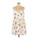 Torrid Casual Dress - Mini: White Floral Motif Dresses - Women's Size 3X Plus
