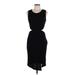 Speechless Cocktail Dress - Bodycon: Black Solid Dresses - Women's Size 13