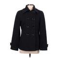 Calvin Klein Wool Coat: Gray Jackets & Outerwear - Women's Size 6