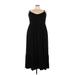 Torrid Cocktail Dress - Maxi: Black Solid Dresses - Women's Size 4X Plus