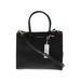 MICHAEL Michael Kors Leather Satchel: Black Bags