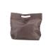Modern Vintage Leather Satchel: Brown Solid Bags