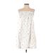 H&M Casual Dress - Popover: White Dresses - Women's Size Small