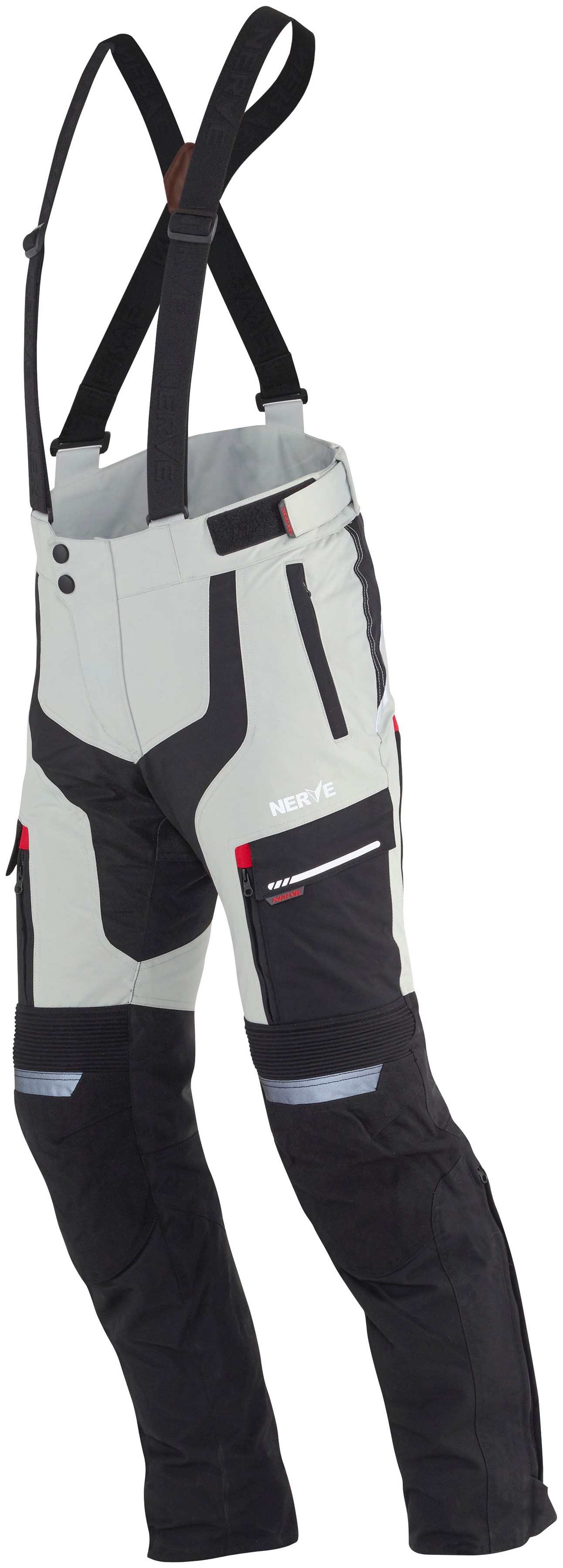 Motorradhose NERVE "Golden Tour Hose" Gr. L, schwarz, Hosen, L, N-Gr, Obermaterial: 100% Nylon. Futter: 100% Polyester Image