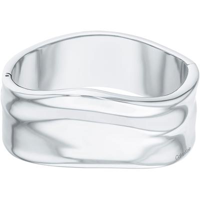 Armreif CALVIN KLEIN "ELEMENTAL, 35000640", silber (edelstahlfarben), Armbänder, Damen, Edelstahl Image