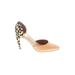 DV by Dolce Vita Heels: Tan Leopard Print Shoes - Women's Size 6 1/2