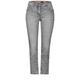 Cecil Style NOS Scarlett Grey 26 Damen mid grey used wash, Gr. 28-26, Baumwolle, CECIL 7 8 Casual Fit Jeans, Verkürzte Jeanshose, Mid Waist mit Slim Legs, Dekorativer Nahtverlauf an den Taschen, Graue Waschung,