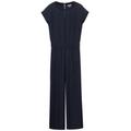 Street One Jumpsuit crincle crash solid L Damen deep blue, Gr. 34-30, Hosen