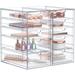 Sorbus Acrylic Cosmetic Makeup Organizer 10 Drawers Clear Stackable Storage Bins For Jewelry And Office Supplies Organizer- 2Pc