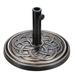 24.2 lb. Market Heavy Duty Patio Umbrella Base for Patio, Outdoor, Deck, Lawn, Garden in Bronze