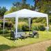 Outdoor 10ft.x10ft. Pop Up Gazebo Canopy Tent with 4pcs Weight Sand Bag and Carry Bag