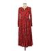 Zara Casual Dress: Red Hearts Dresses - Women's Size Medium
