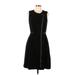 White House Black Market Cocktail Dress - A-Line: Black Dresses - Women's Size 10