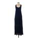 a.n.a. A New Approach Casual Dress - DropWaist: Blue Dresses - Women's Size Small