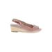 Life Stride Wedges: Red Stripes Shoes - Women's Size 8