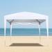 Ameriwood 10 Ft. W x 10 Ft. D Steel Canopy Metal/Steel/Soft-top in Gray | 96 H x 120 W x 120 D in | Wayfair L079QLH4YP