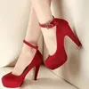 2023 hohe Ferse Frauen Schuh Frühjahr Neue Starke Ferse Arbeit Schuhe Vielseitig Hohe Ferse Schuhe Schwarz Mode Frauen Schuh Zapatos mujer