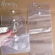 20 stücke 13cm breite kunststoff pvc taschen für verpackung haar verlängerung transparent verpackung