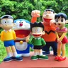 5 stücke anime doraemon kawaii family gouta takeshi nobita nobi minamoto shizuka anime figur desktop