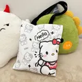 New Hello Kitty Canvas Bag Tote Cartoon Canvas Bag borsa a tracolla per studenti Tote Book Bag