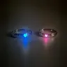 Love anello luminoso con bocca regolabile per le coppie per regalare regali e gioielli per le