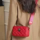 Petit sac carré noir avec lettre zippée pour femme sac à main de créateur de luxe porte-monnaie