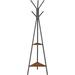 Latitude Run® Giffy Metal Freestanding Coat Rack in Brown | 70.5 H x 19.5 W x 19.5 D in | Wayfair 3CF3C5CA5418435B9BA80342A16DB3AA