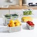 Prep & Savour Dionta Food Storage Container Set | 5.7 H x 10.6 W x 6.3 D in | Wayfair BF8BD8F5CD874F3FB7353A86C9D7C2AF