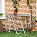Tucker Murphy Pet™ Eltra Chicken Coop w/ Chicken Run For Up To 6 Chickens, Solid Wood | 27.5 H x 39.25 W x 43.25 D in | Wayfair