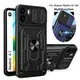 Coque pour Redmi 9 10 12 4g 5g 12C 13C 4g 5g 10 Prime 2022 4g anneau de support coulissant 360