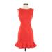 Trafaluc by Zara Casual Dress - Sheath: Red Dresses - Women's Size Small