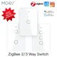 MOES Zigequation Touch Smart Light Switch avec melon al No melon al US Wall Switch No puzzles