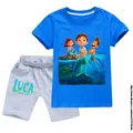 Ensemble t-shirt et pantalon pour enfants short de sport nouveau film Luca bébé garçon 4 ans 6