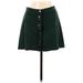 Trafaluc by Zara Casual Skirt: Green Bottoms - Women's Size Medium