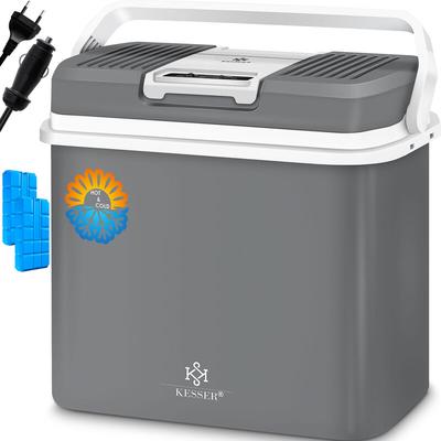 24 Liter Kühlbox kühlt und wärmt Thermo-Elektrische Kühlbox 12 Volt und 230 Volt Mini-Kühlschrank