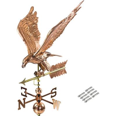 Dema - 3D Wetterfahne Adler aus Kupfer mit Fuß Image
