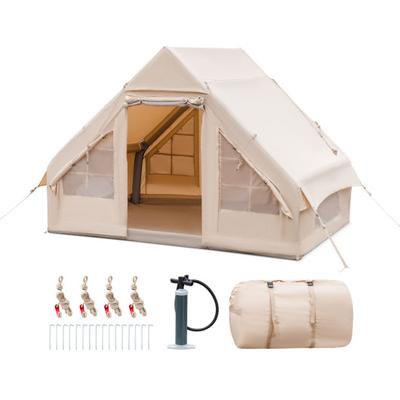 Costway Inflatable Camping Tent 2/4/6 People Glamp...