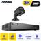 Annke - 5MP Kit sistema telecamere cctv sicurezza 8CH 5 in 1 H.265+ set di registratori dvr 3K