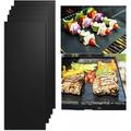 BBQ Grill Mat, Non-Stick Grill Mats, Heat Resistant and Can be Cut to Size, Baking Mat, Baking Paper, Reusable, for Charcoal Grill, Electronic Grill, Oven