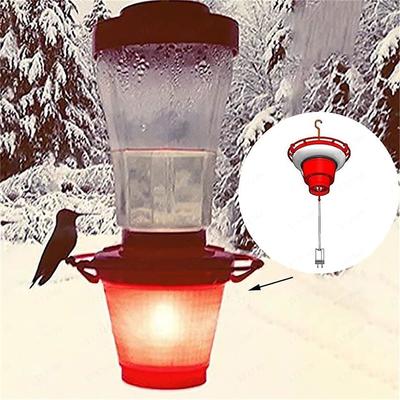 Heated Hummingbird Feeders for Outdoors, Hummingbird Feeder Heater for Winter, Hummingbird Feeder Heater Attaches to Feeder Bottom for Feed Hummingbirds in Freezing Weather