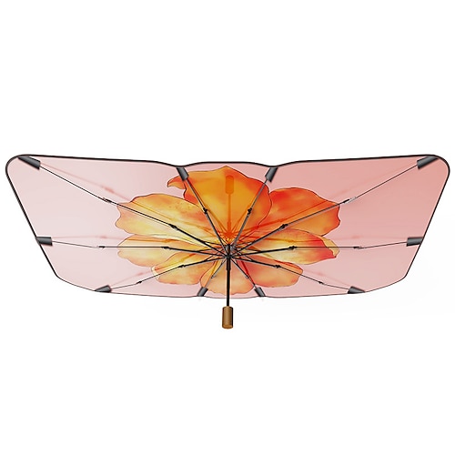 Auto-Sonnenschutz Frontscheiben-Regenschirm ausziehbarer faltbarer UV-Schutz mit UPF 50 Schattierungsrate 99,8% für Isolation